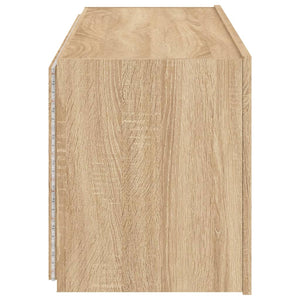 TV-Wandschrank Sonoma Eiche mit LED