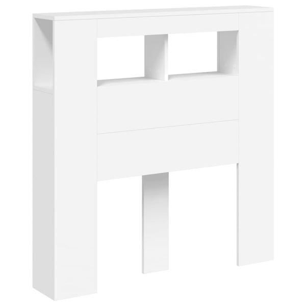 LED Kopfteil Weiß 100 cm