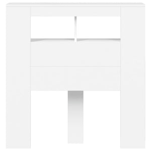 LED Kopfteil Weiß 100 cm