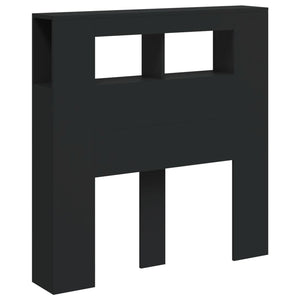 LED Kopfteil Schwarz 100 cm