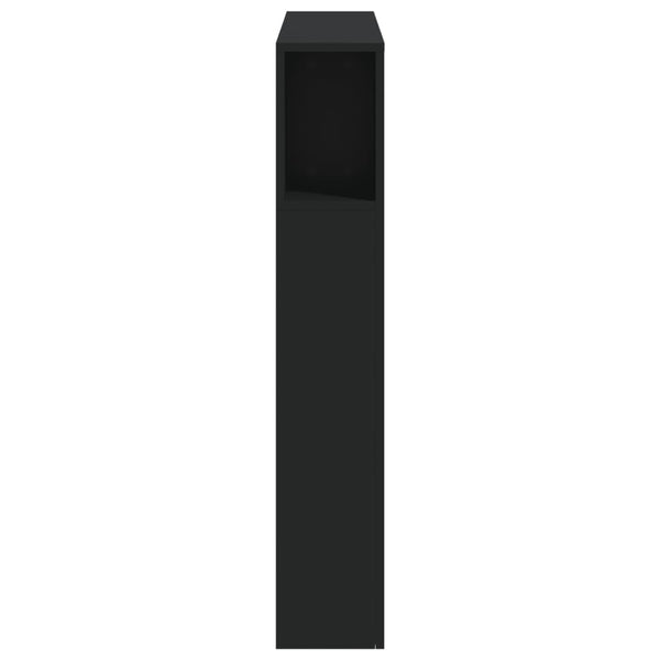 LED Kopfteil Schwarz 100 cm