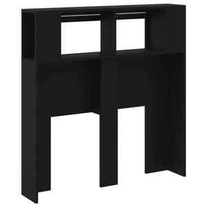 LED Kopfteil Schwarz 100 cm