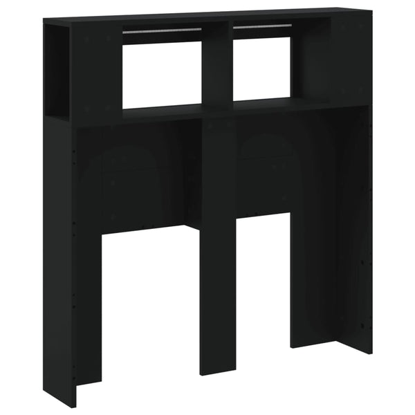LED Kopfteil Schwarz 100 cm