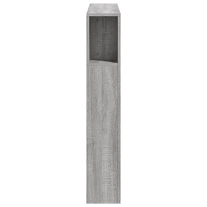 LED Kopfteil Grau Sonoma 100cm