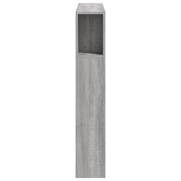 LED Kopfteil Grau Sonoma 100cm