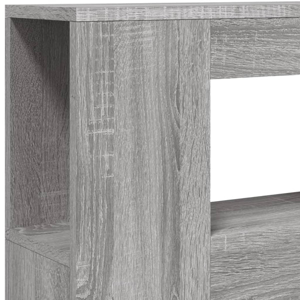 LED Kopfteil Grau Sonoma 100cm