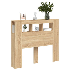 LED Kopfteil Sonoma Eiche 120 cm