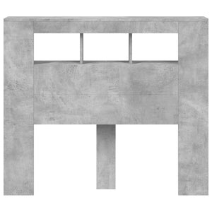 LED Kopfteil Betongrau 120 cm