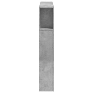 LED Kopfteil Betongrau 120 cm