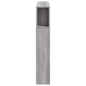 LED Kopfteil Grau Sonoma 120 cm