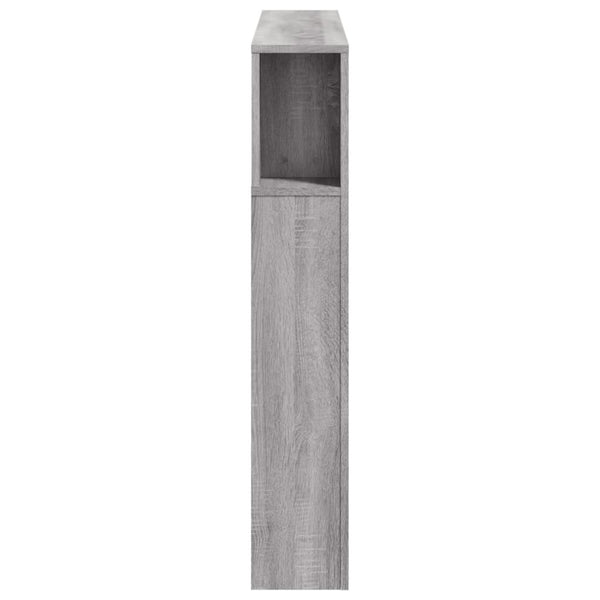 LED Kopfteil Grau Sonoma 120 cm