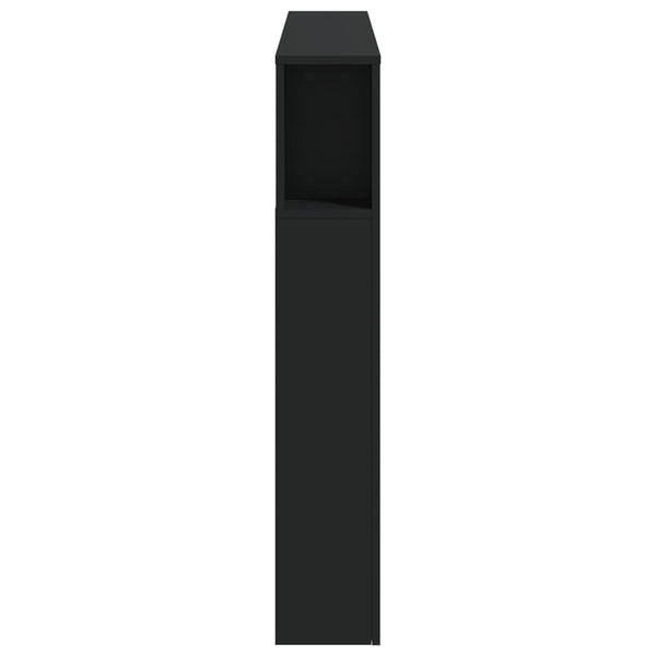 LED Kopfteil Schwarz 140 cm
