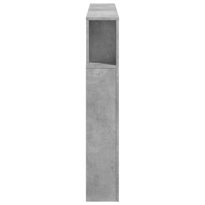 LED Kopfteil Betongrau 140 cm