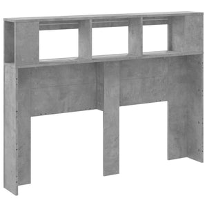 LED Kopfteil Betongrau 140 cm