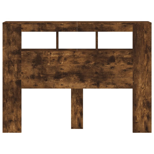 LED Kopfteil Räuchereiche 140 cm