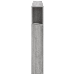LED Kopfteil Grau Sonoma 140 cm