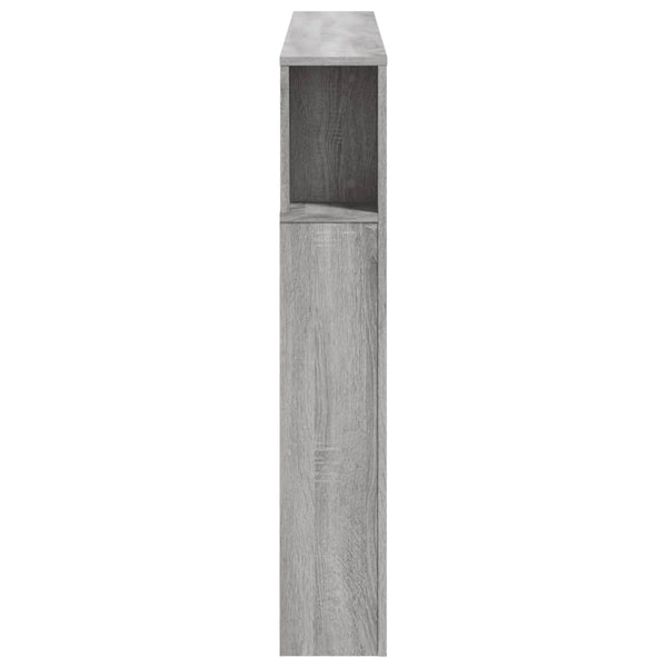 LED Kopfteil Grau Sonoma 140 cm