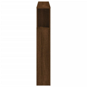 LED Kopfteil Braun Eichenoptik 140 cm