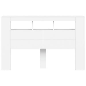 LED Kopfteil Weiß 160 cm