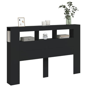 LED Kopfteil Schwarz 160 cm