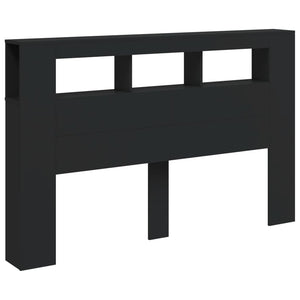 LED Kopfteil Schwarz 160 cm