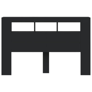 LED Kopfteil Schwarz 160 cm