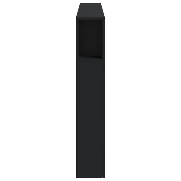LED Kopfteil Schwarz 160 cm