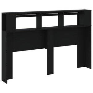 LED Kopfteil Schwarz 160 cm