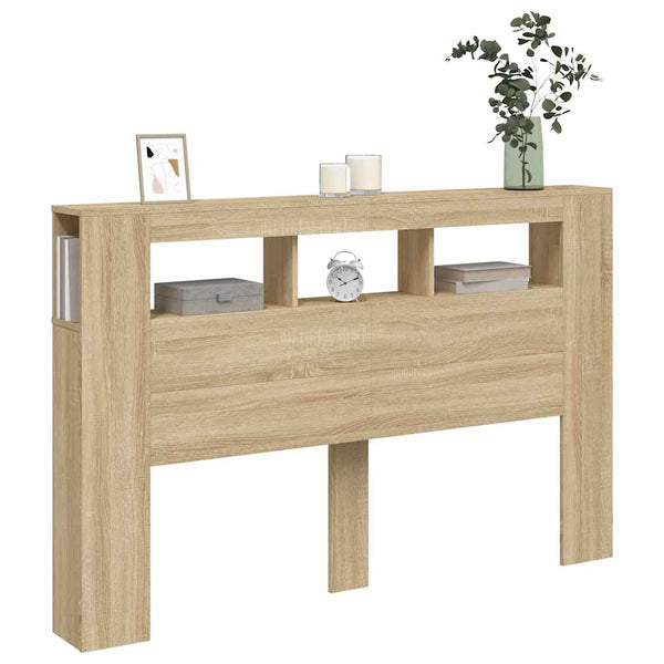 LED Kopfteil Sonoma Eiche 160 cm