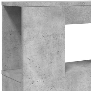 vidaXL Tête de lit à LED gris béton 160x18,5x103,5 cm Bois d'ingénierie