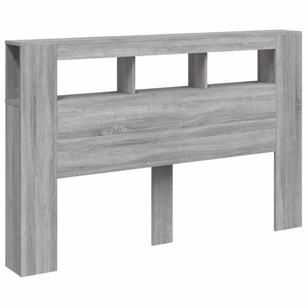 LED Kopfteil Grau Sonoma 160 cm