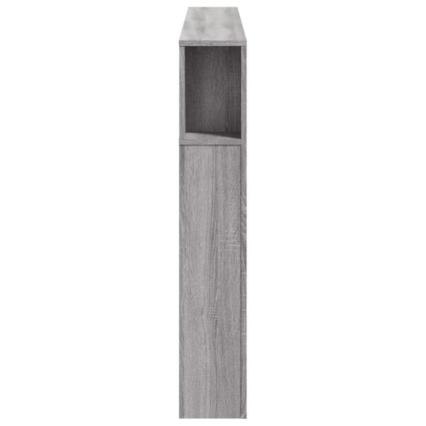 LED Kopfteil Grau Sonoma 160 cm