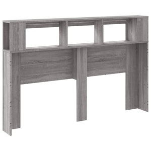 LED Kopfteil Grau Sonoma 160 cm