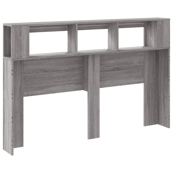LED Kopfteil Grau Sonoma 160 cm