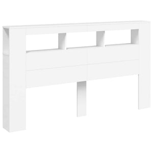 LED Kopfteil Weiß 180 cm