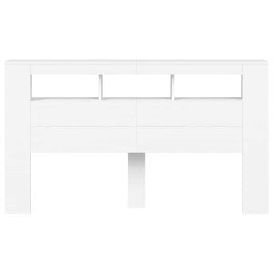 LED Kopfteil Weiß 180 cm