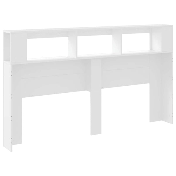 LED Kopfteil Weiß 180 cm