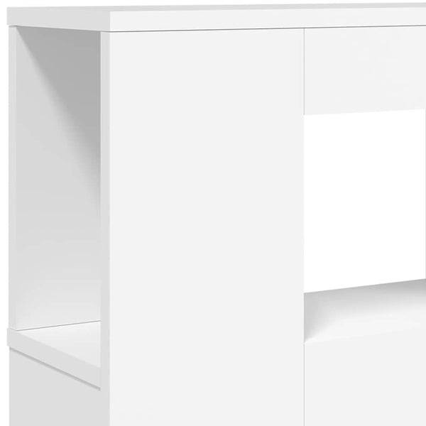 LED Kopfteil Weiß 180 cm