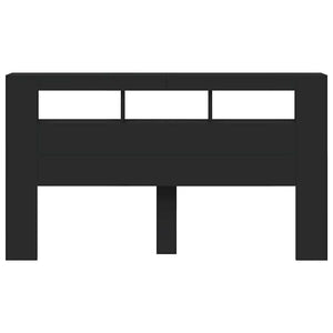 LED Kopfteil Schwarz 180 cm