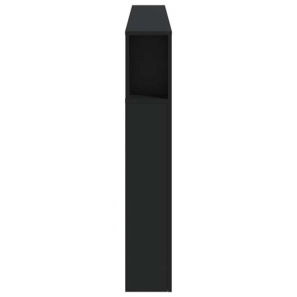 LED Kopfteil Schwarz 180 cm