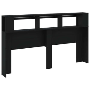 LED Kopfteil Schwarz 180 cm