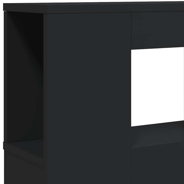 LED Kopfteil Schwarz 180 cm