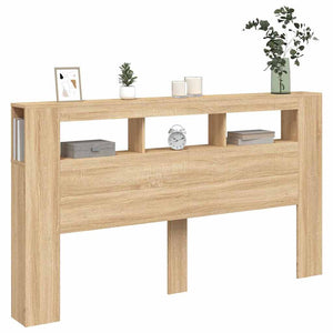 LED Kopfteil Sonoma Eiche 180 cm