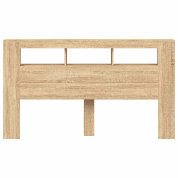 LED Kopfteil Sonoma Eiche 180 cm