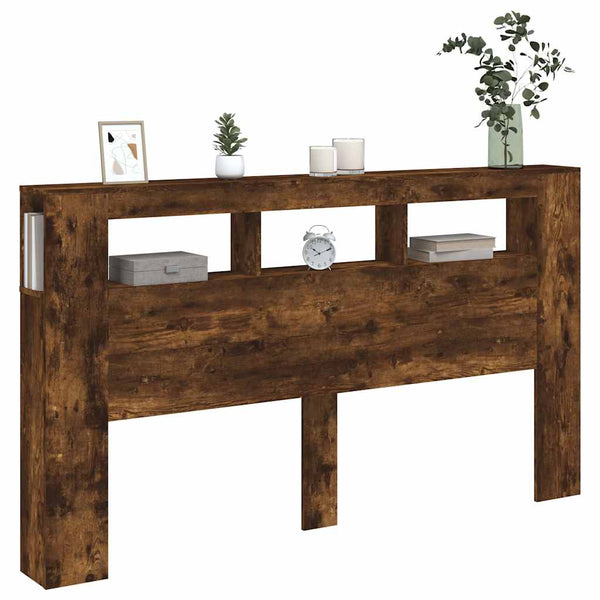 LED-Kopfteil Räuchereiche 180 cm