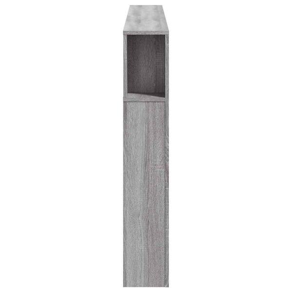 LED Kopfteil Grau Sonoma 180 cm