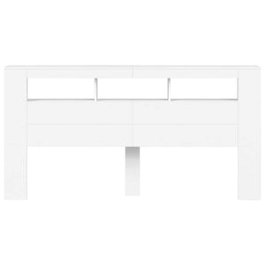 LED Kopfteil Weiß 200 cm