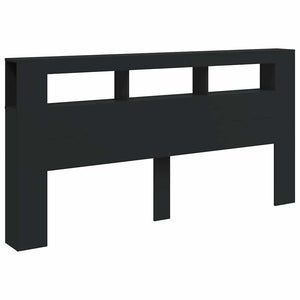 Schwarzes LED-Kopfteil 200 cm
