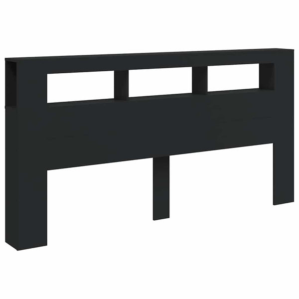 Schwarzes LED-Kopfteil 200 cm