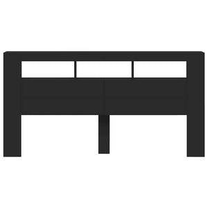 Schwarzes LED-Kopfteil 200 cm